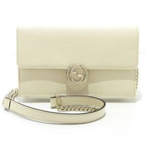 Interlocking G Wallet on Strap